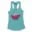 Dei Segappu Sattai Women's Racerback Tank in Solid Cancun Color